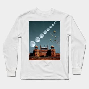 Moon Lines Up Long Sleeve T-Shirt